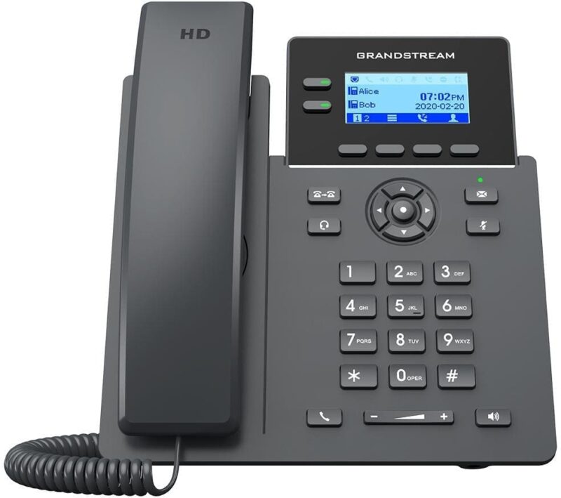 Grandstream GRP2602 - 2 Line Desk Phone, PSU not Included, Supports POE