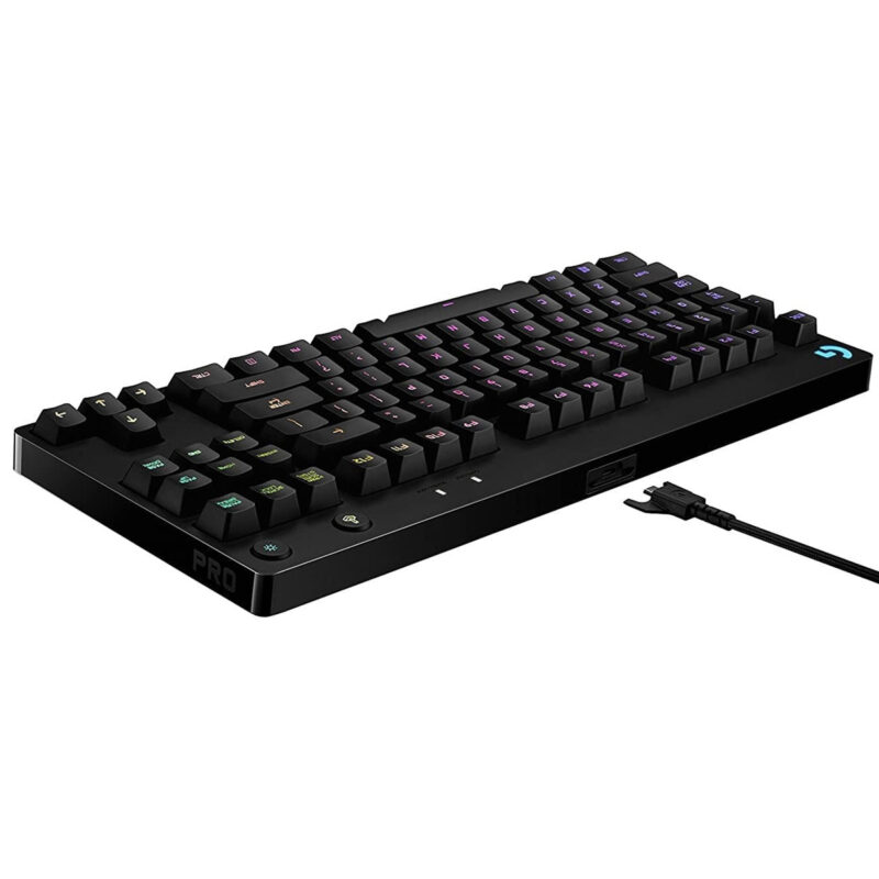 Logitech G PRO GX Blue Tenkeyless Black Mechanical Gaming Keyboard - Image 2