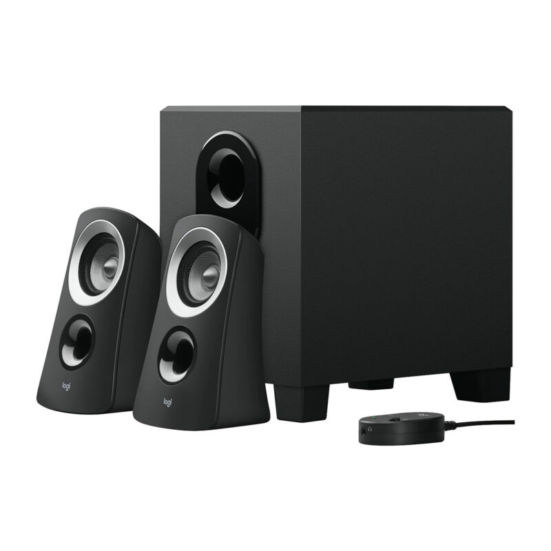 Logitech Z313 Stereo Satellite with Subwoofer Multimedia Desktop Speaker System - Image 2