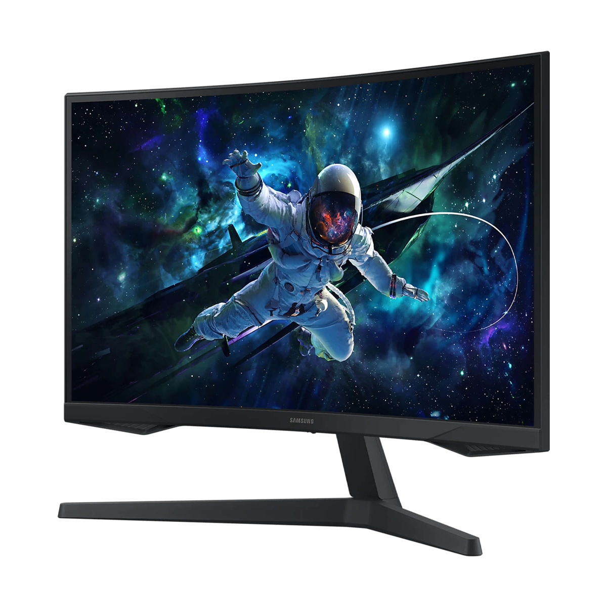 27" Samsung Odyssey G55C WQHD Premium Curved Black Desktop Monitor - Image 2