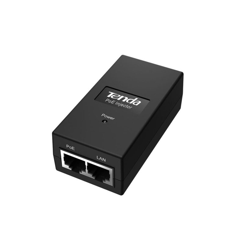 Tenda PoE Adapter PoE15F-48V-I Passive PoE Injector 100m Adapter