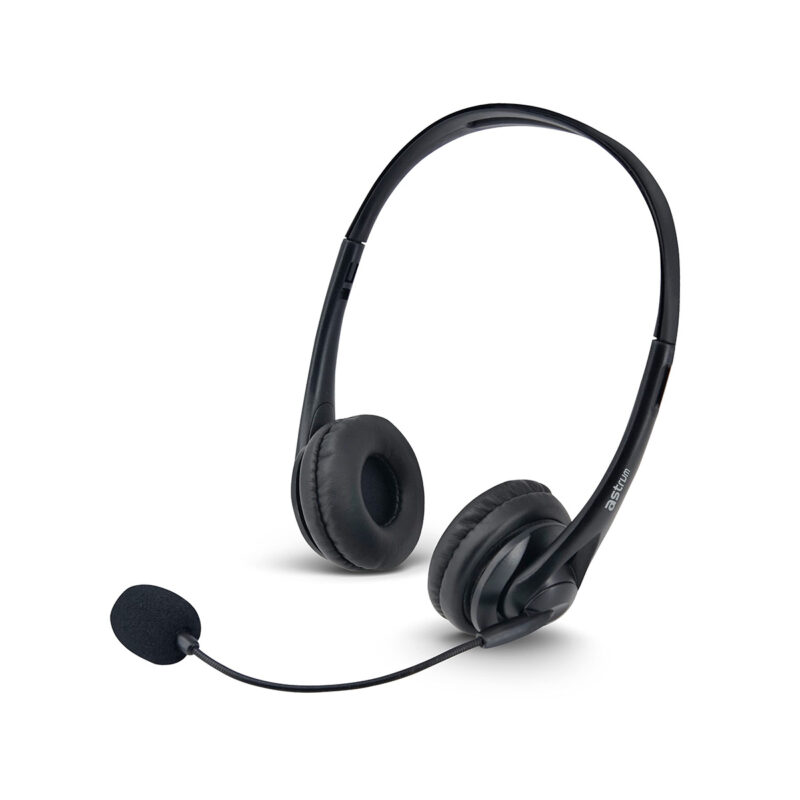 Astrum HS750 USB PC Stereo Headset with Fixed Mic - Image 2