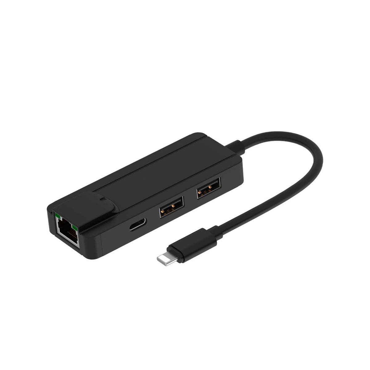 Onten 75002 Lightning Network Adapter with HUB and Charge