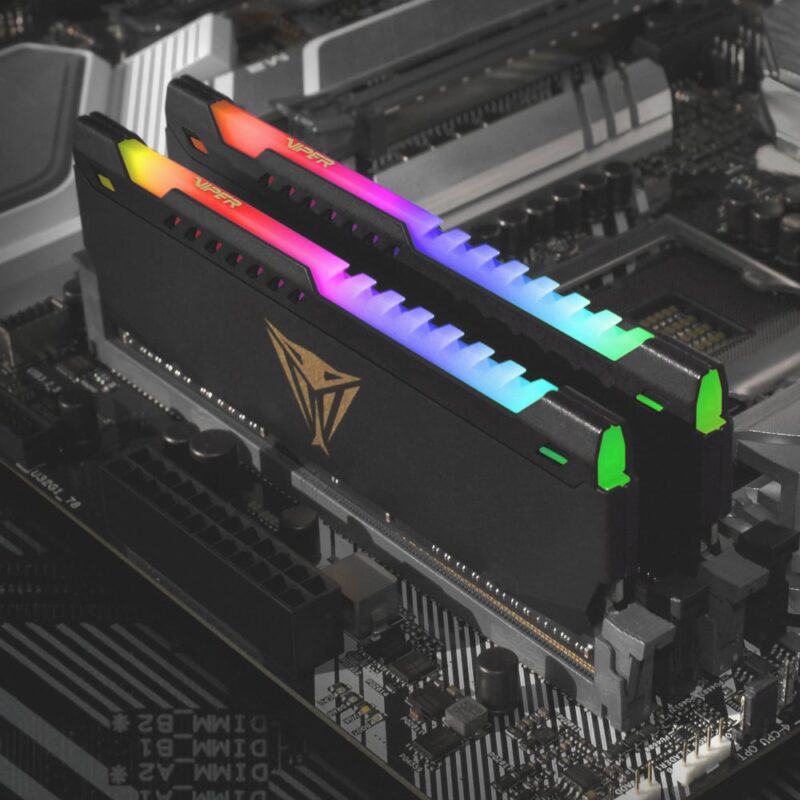 32GB KIT Patriot Vipersteel (2x16GB) 3600MHz DDR4 Desktop Gaming Memory RGB - Image 5