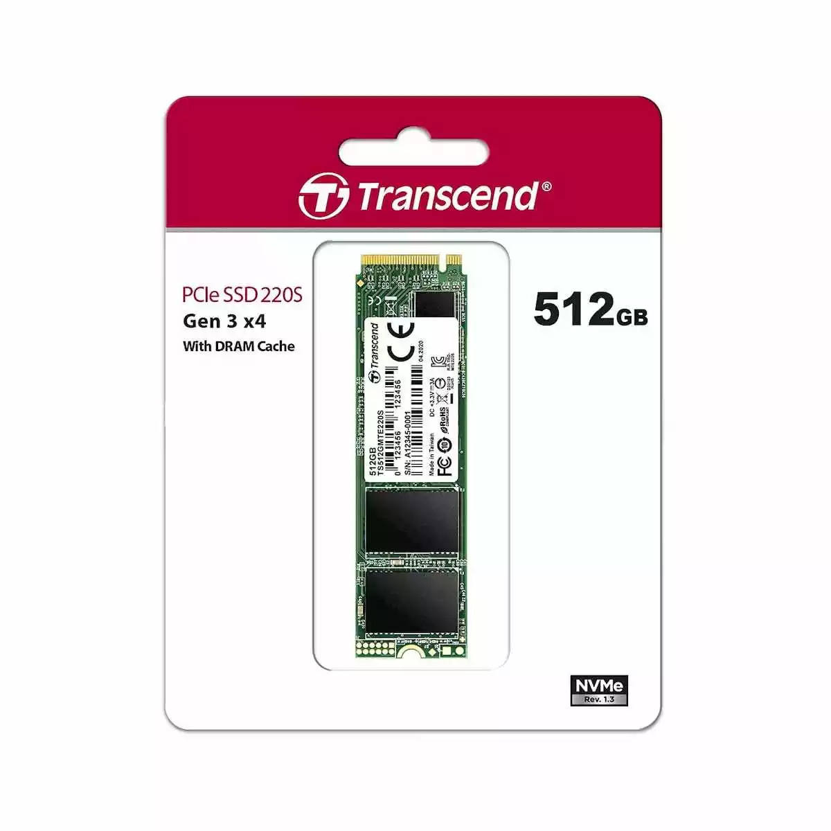 512GB Transcend PCIe 220S Internal SSD - Image 3