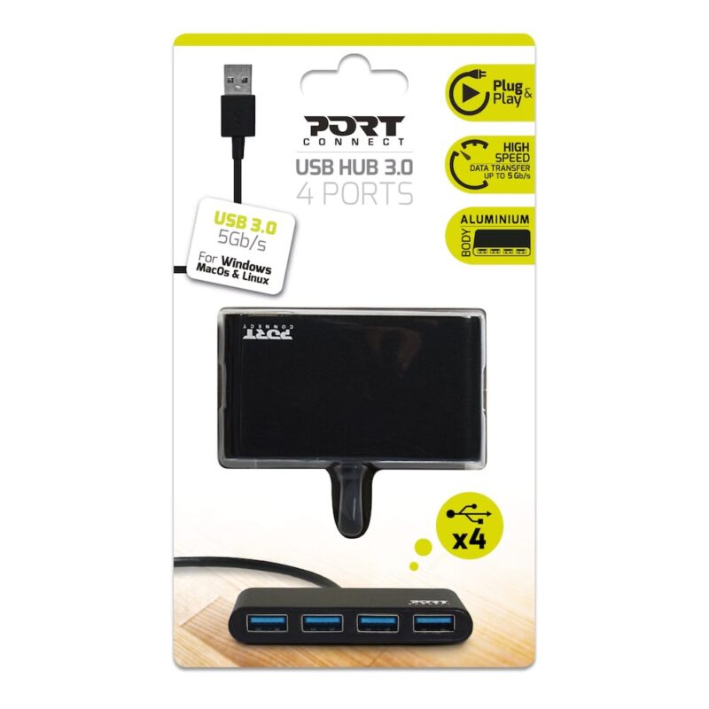 Port USB3.0 to 4 x USB3.0 5Gbps 4 Port Hub - Image 5