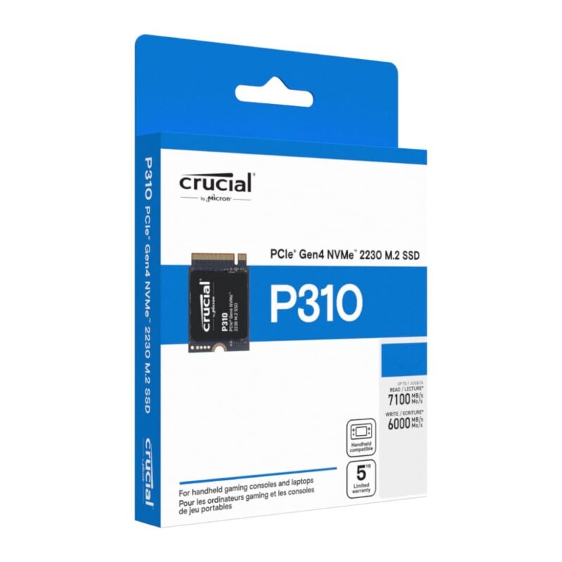 1TB Crucial P310 Gen4 M.2 2230 NVMe 3D NAND SSD - Image 7