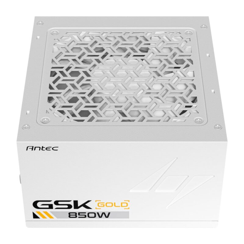850W Antec GSK GEN5 ATX3.1 and PCIE5.1 80 Plus Gold Fully Modular White - Image 4