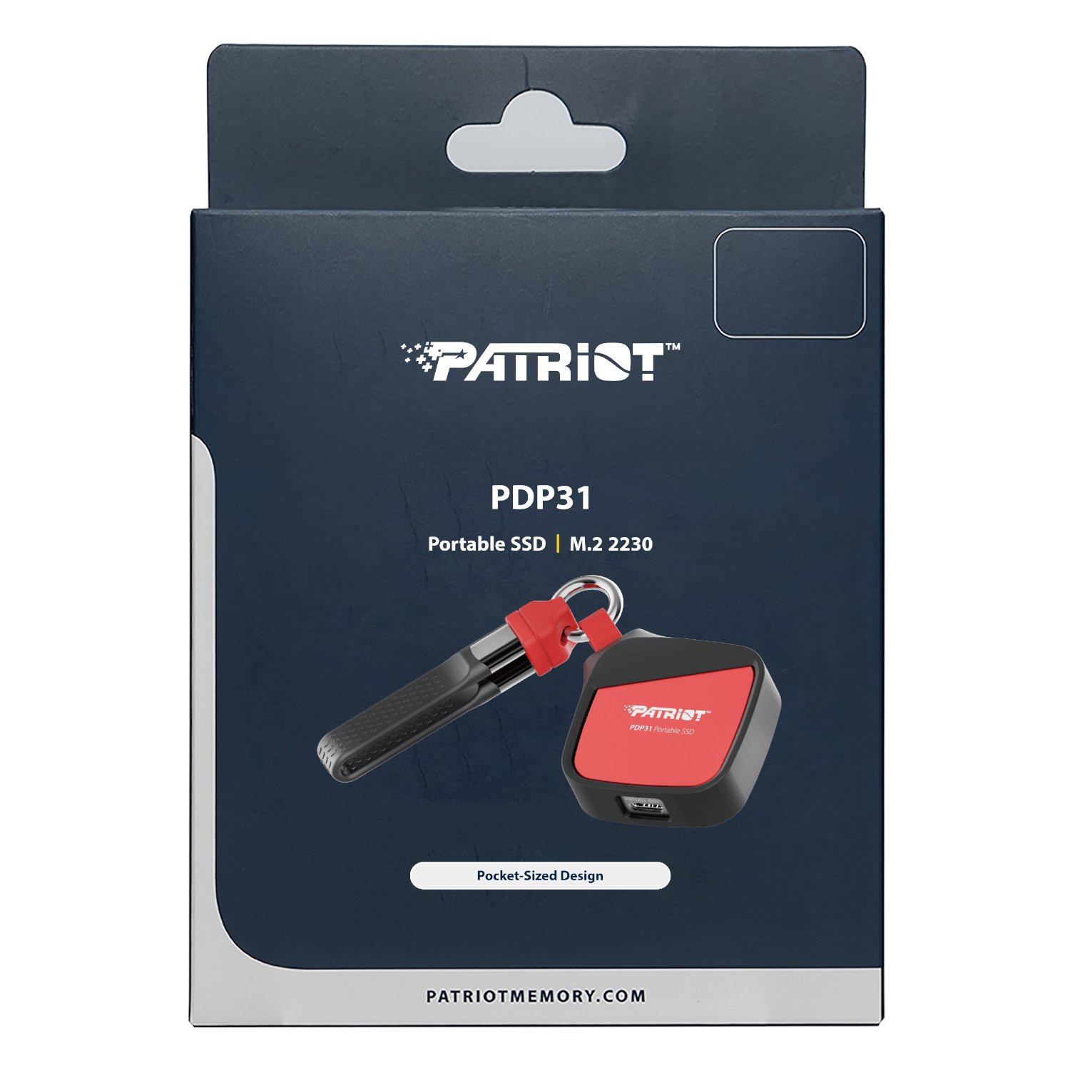 1TB Patriot PDP31 Type-C Portable SSD - Red / Black - Image 5