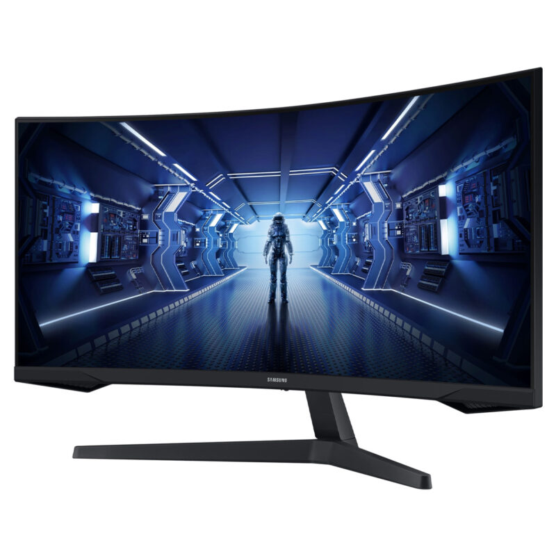 34" Samsung Odyssey G55T UWQHD Curved Gaming Monitor - Image 9