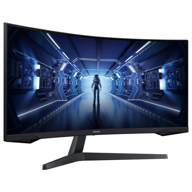 34" Samsung Odyssey G55T UWQHD Curved Gaming Monitor - Image 8