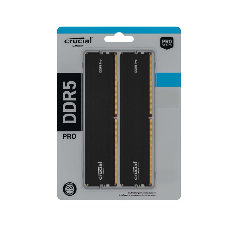 64GB Crucial Pro DDR5-6400 Overclocking Memory Kit - Black - Image 5