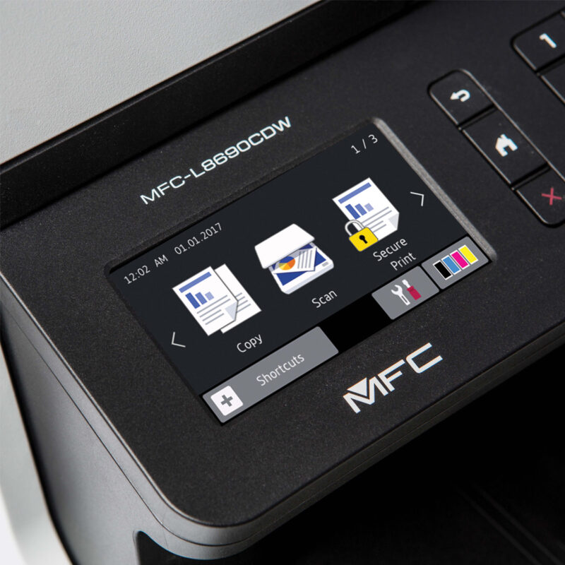Brother MFC L8690CDW A4 Wi-Fi Multifunction Colour Laser Printer - with 3yr Warranty - Image 6