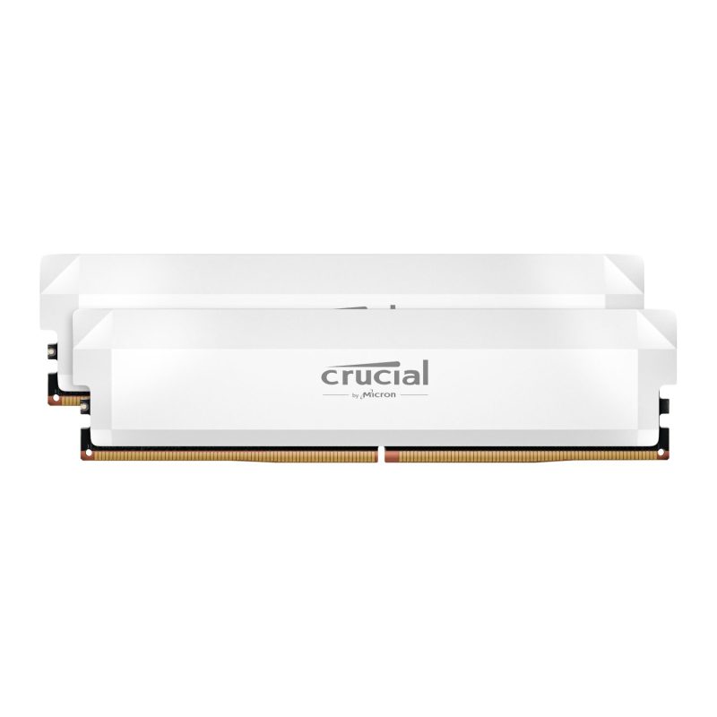 64GB Crucial Pro DDR5-6400 Overclocking Memory Kit - White