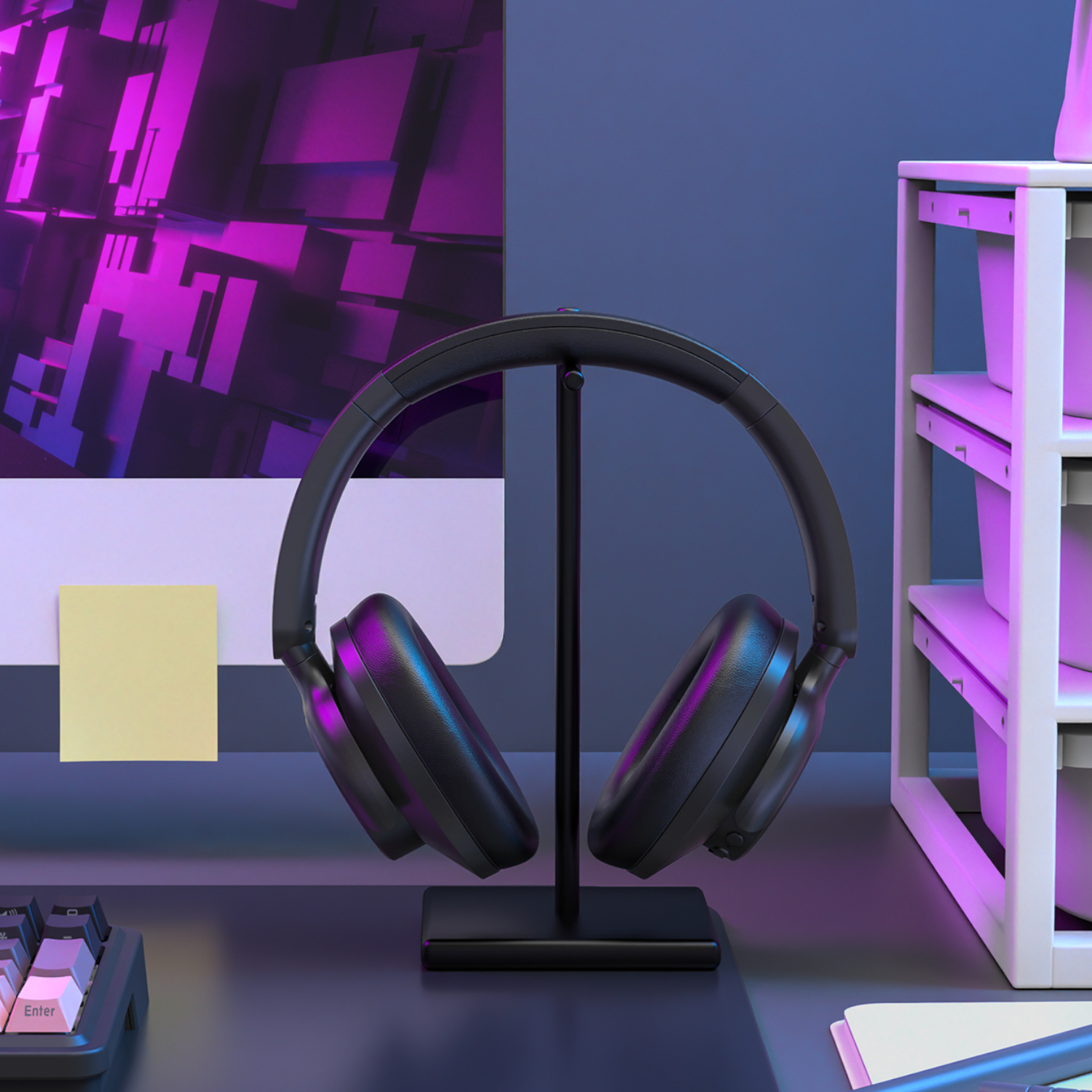 Redragon H610 VIBECORE ANC Bluetooth Wireless Over-ear Headphones - Image 9