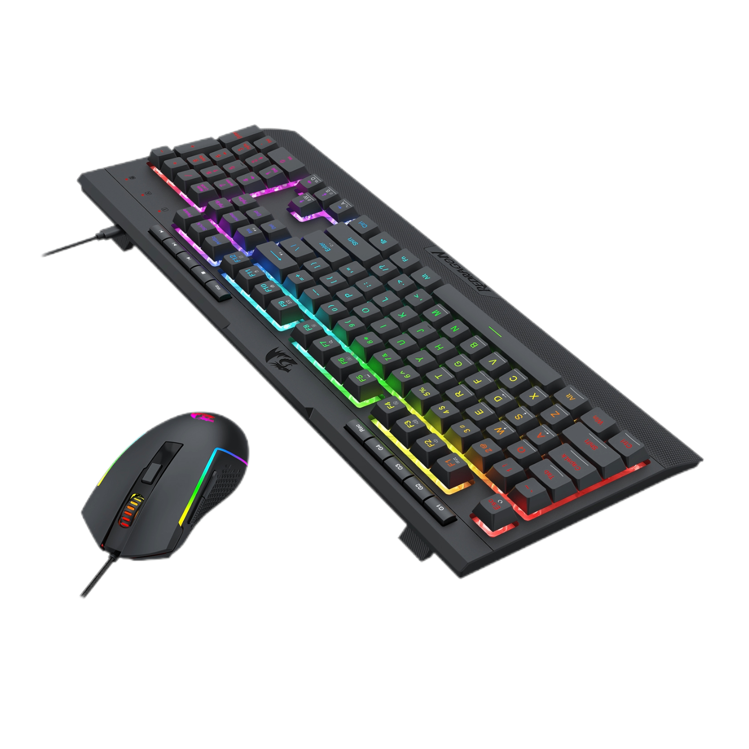 Redragon S136 Gaming Keyboard and Mouse Combo-Black - Image 5