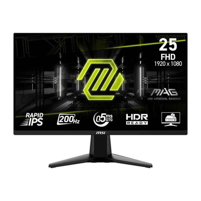 25" MSI MAG 255F E20 FHD 200Hz Rapid IPS Gaming Monitor