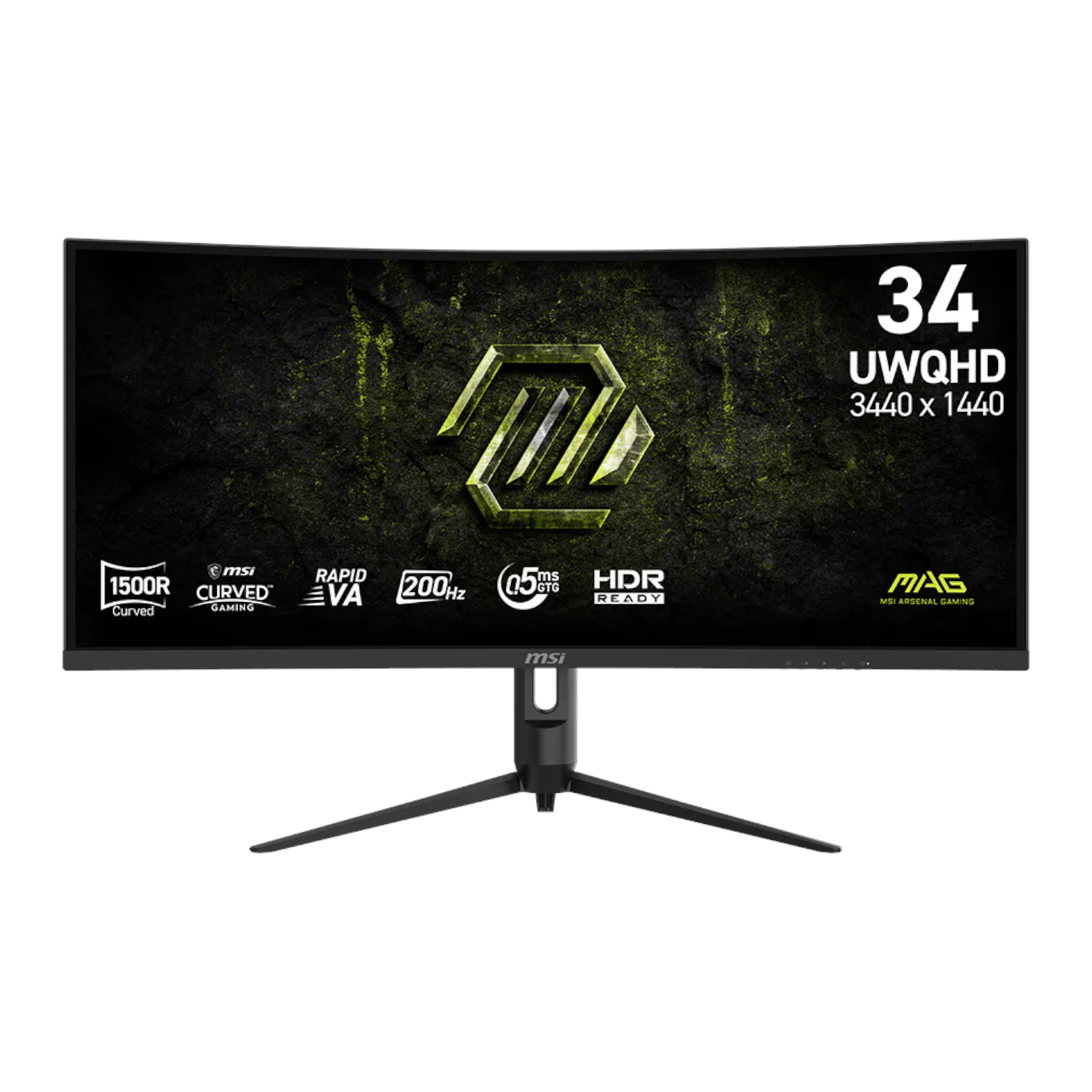 34" MSI MAG 342CQRF E20 UWQHD 200Hz VA Curved Gaming Monitor