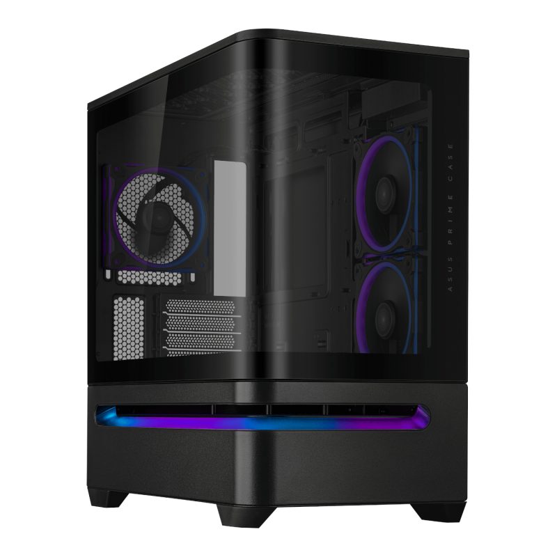 Asus Prime AP202 ARGB Curved Tempered Glass Micro-ATX Chassis