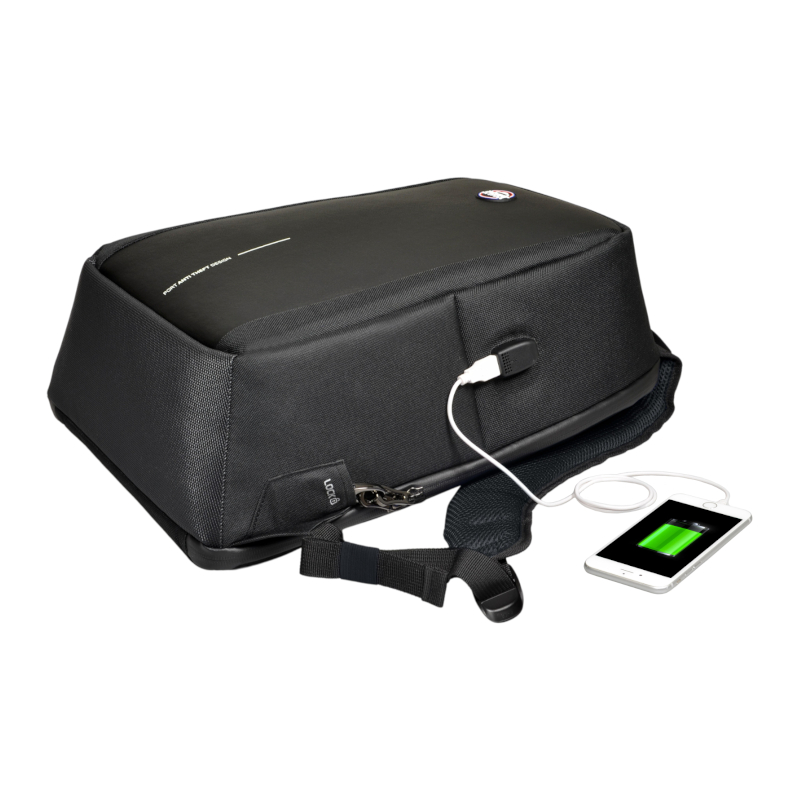 13-15.6" Port Designs Chicago EVO Anti-Theft Backpack - Black - Image 6