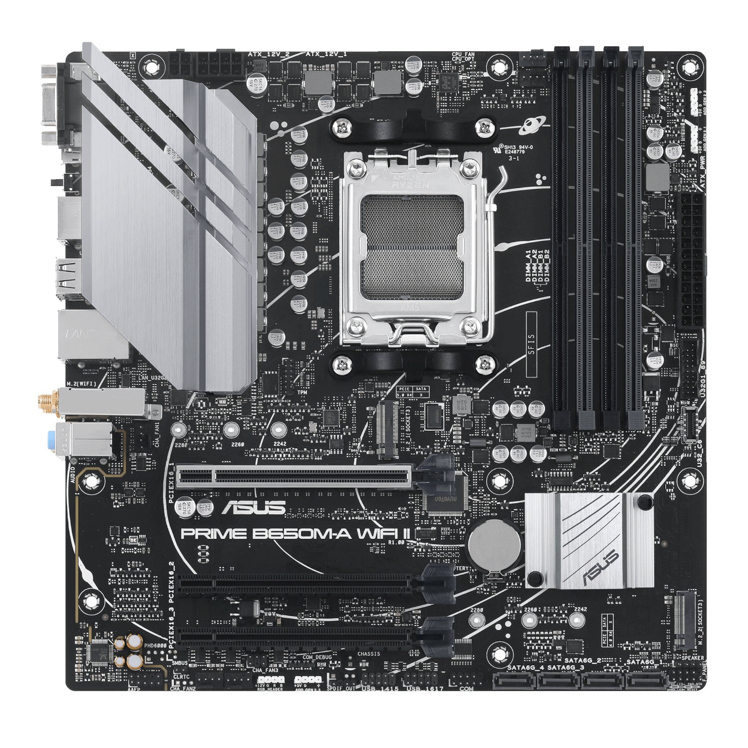 Asus PRIME B650M-A WIFI II M-ATX Gaming Motherboard - Image 2