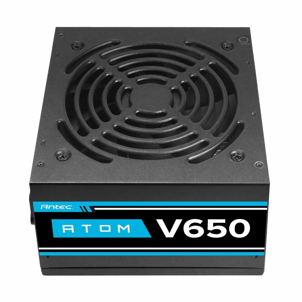 650W Antec Atom V650 Non-Modular Power Supply - Image 2