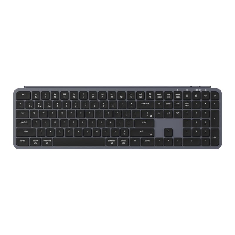 Keychron B6 Pro Ultra-Slim 100% Wireless Keyboard - Space Grey