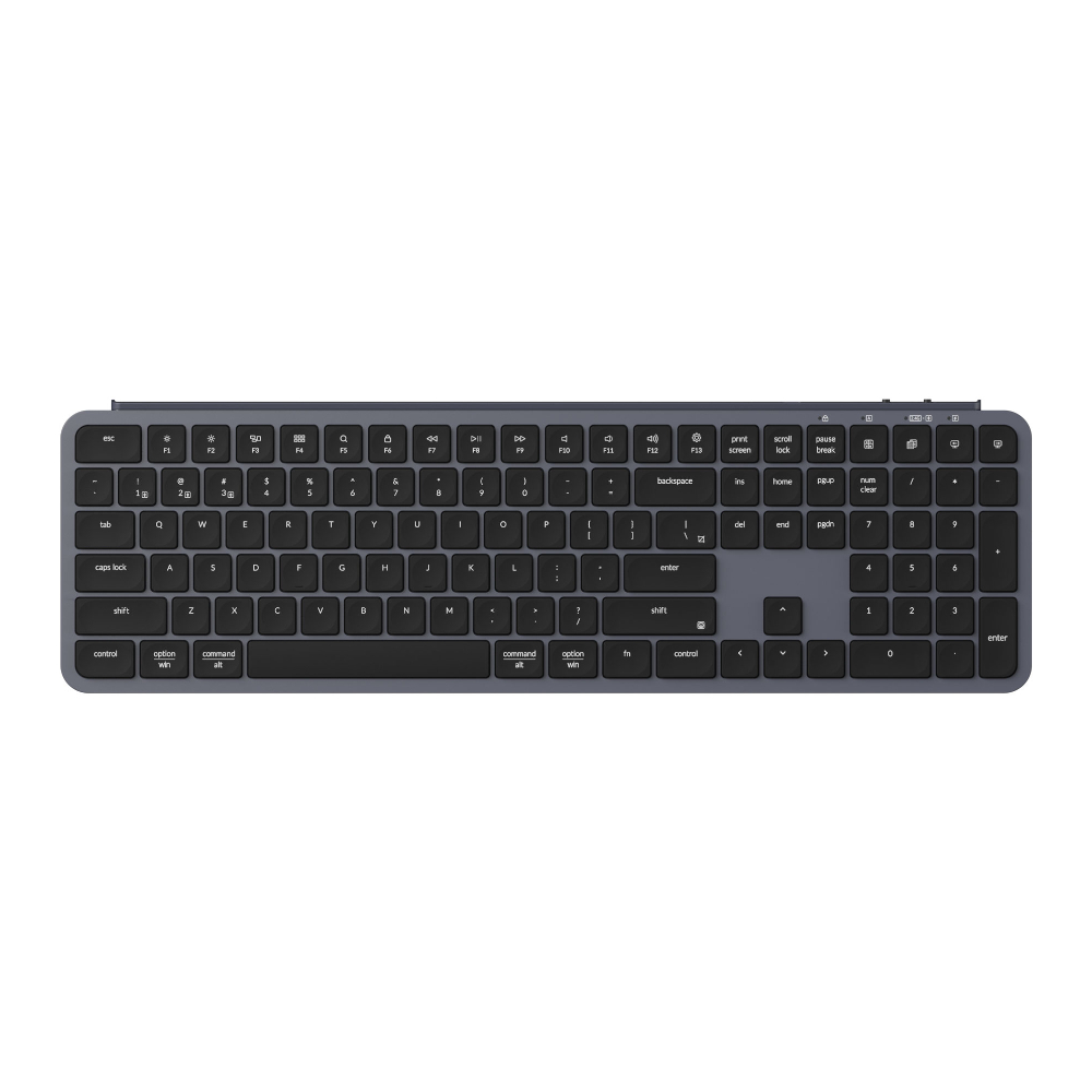 Keychron B6 Pro Ultra-Slim 100% Wireless Keyboard - Space Grey