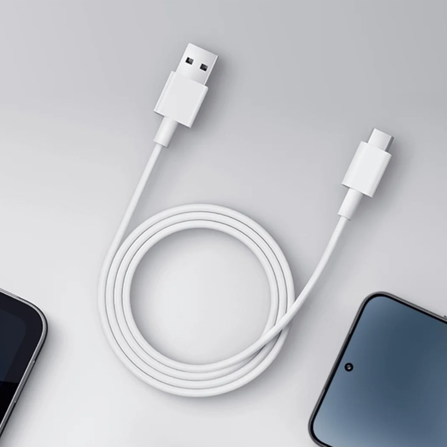 Xiaomi 3A USB-A to USB Type-C Cable 1M - White - Image 4