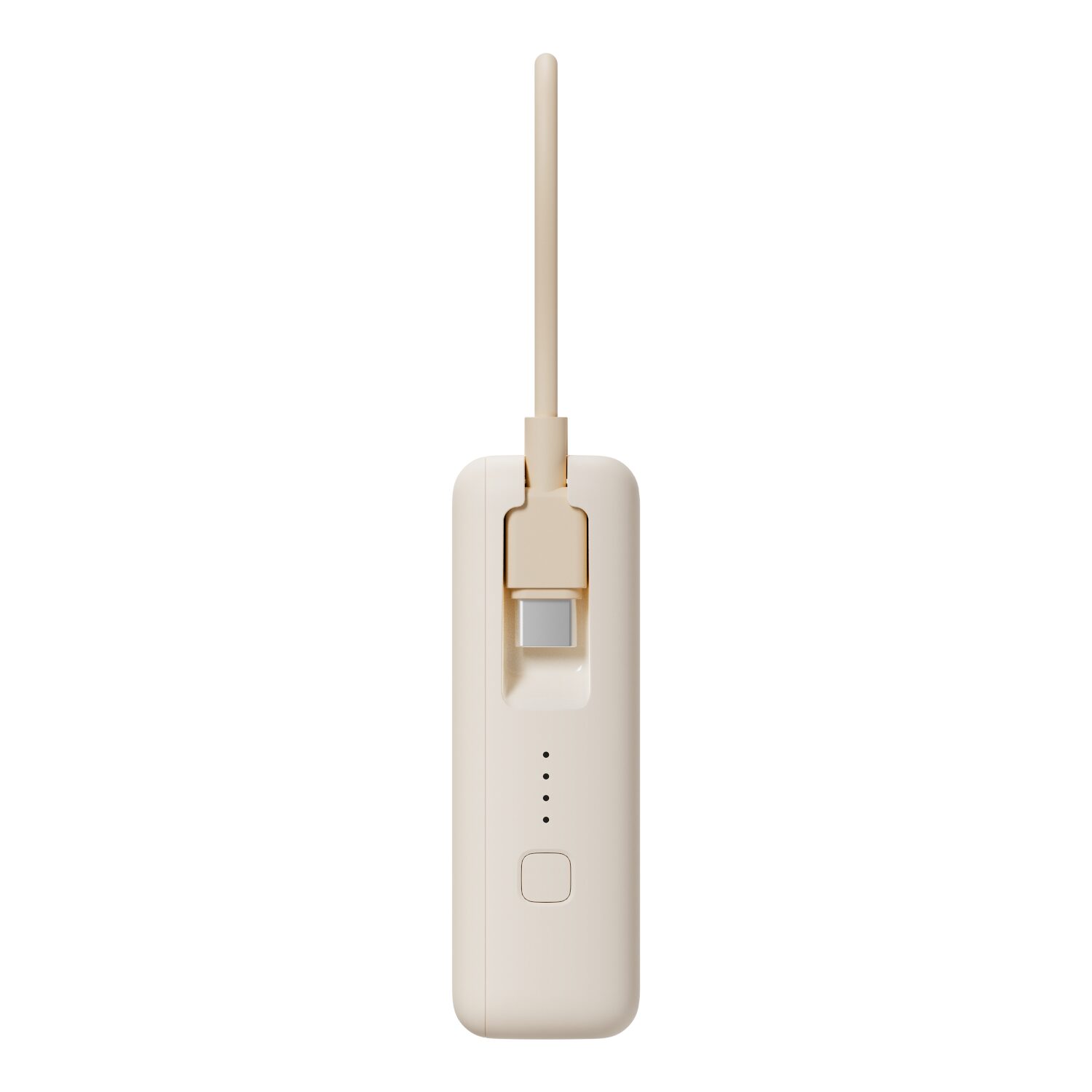 10,000mAh Xiaomi 33W Power Bank (Integrated Cable) - Tan - Image 4