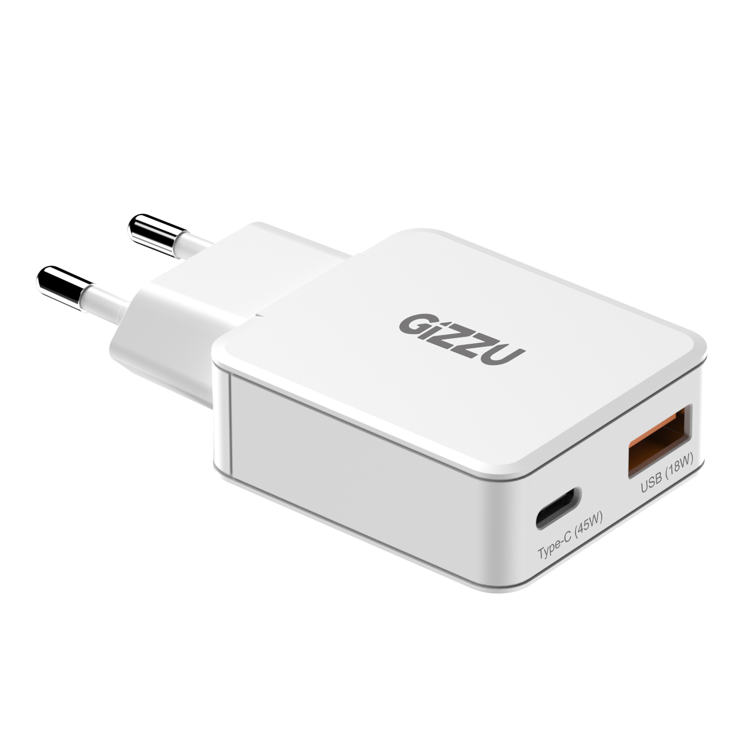 Gizzu 2-Port 45W GaN Wall Charger - Image 3
