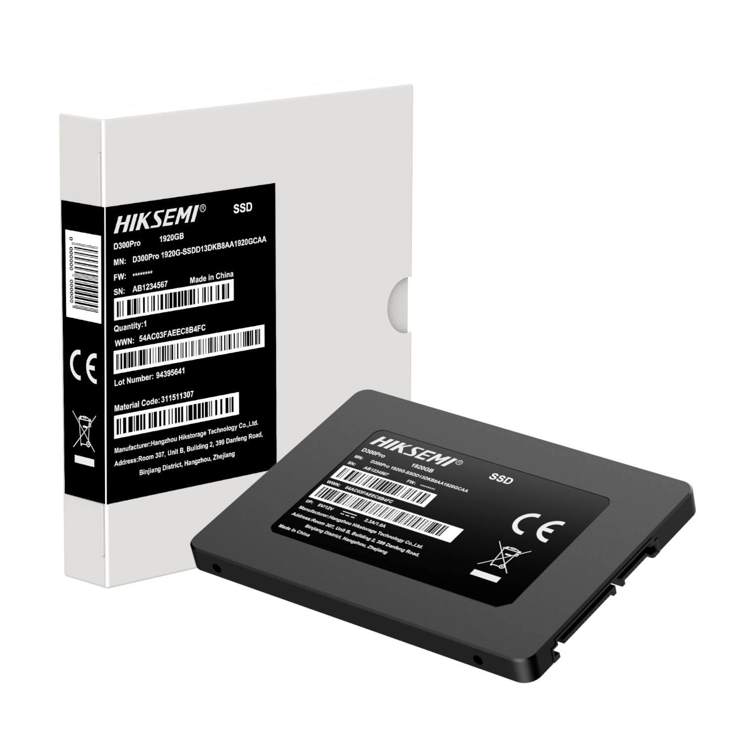 2TB Hiksemi D300 PRO Tantalum Capacitor SATA III Enterprise SSD - Image 5