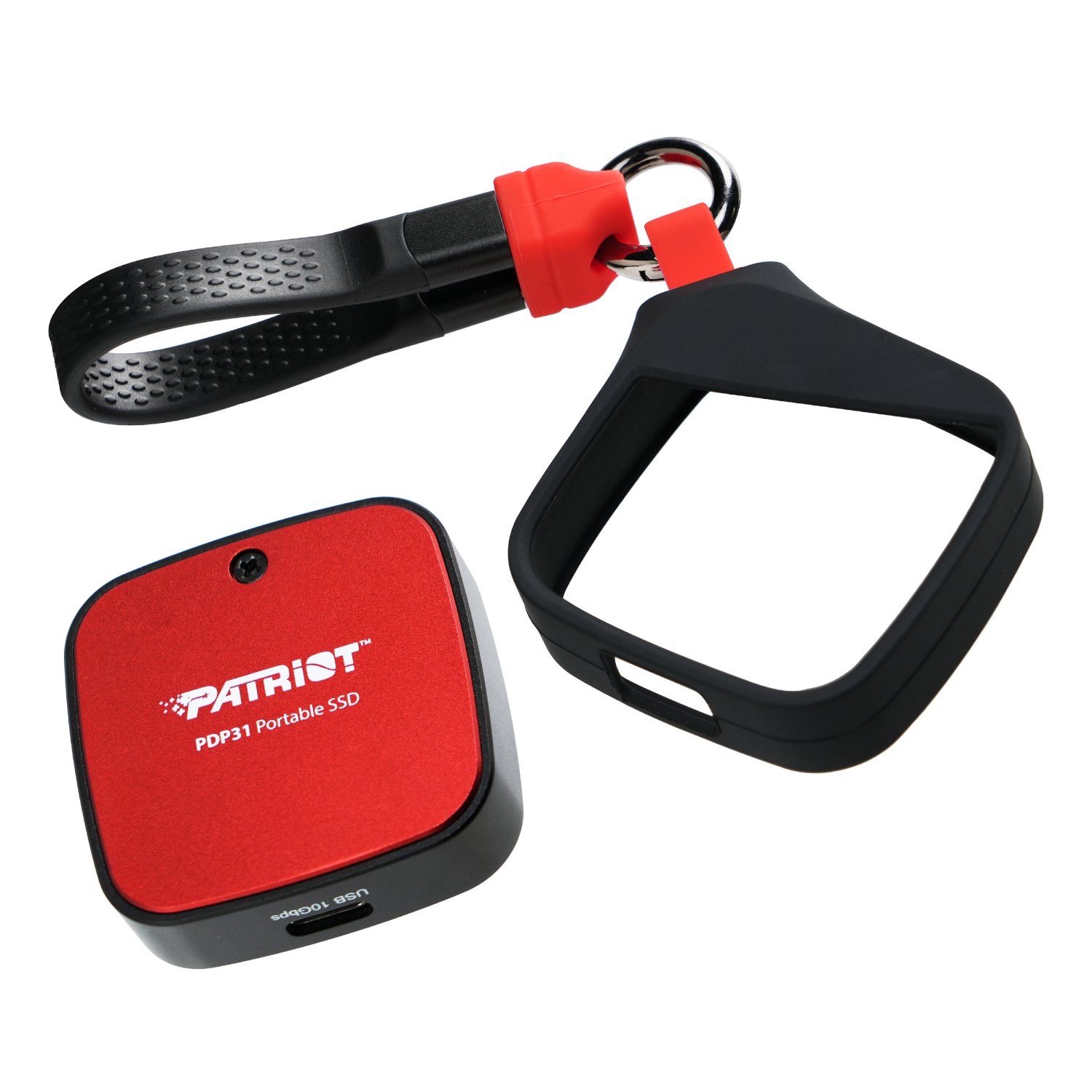 2TB Patriot PDP31 Type-C Portable SSD - Red / Black - Image 4