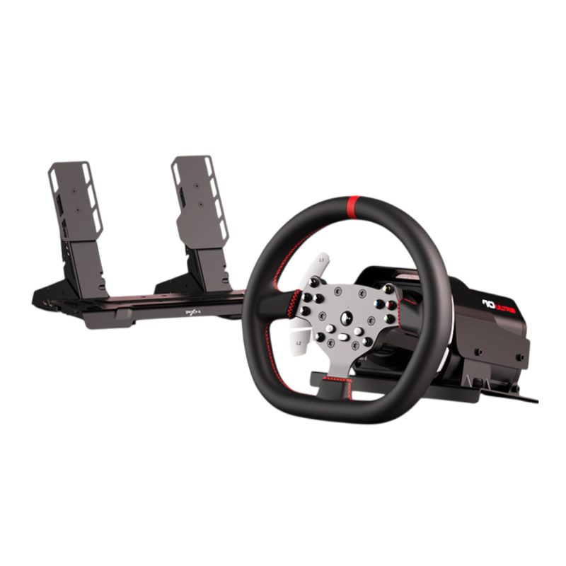 PXN V10 Ultra 270/90 Degree 3.2nm Direct Drive USB Steering Wheel with Hall Effect Dual Pedals