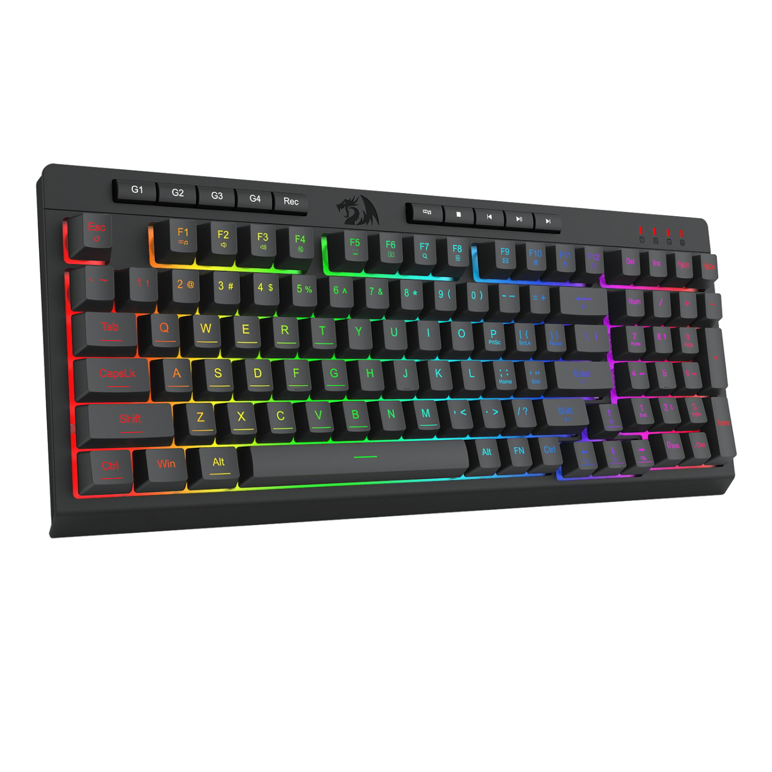 Redragon 4-in-1 Keyboard | Mouse | Mousepad | RGB Headset Gaming Combo - Image 4
