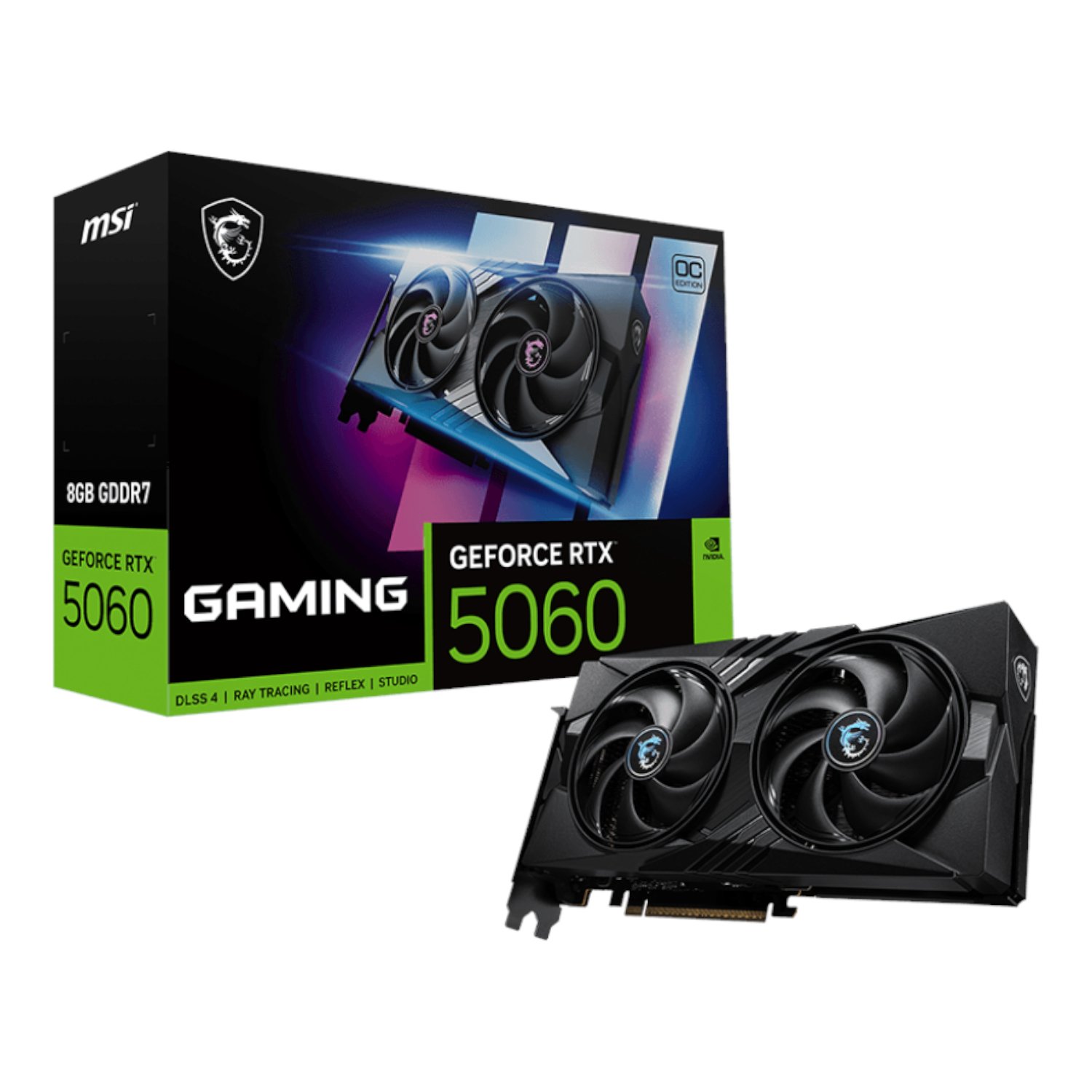 8GB MSI GeForce RTX 5060 GAMING OC Graphics Card