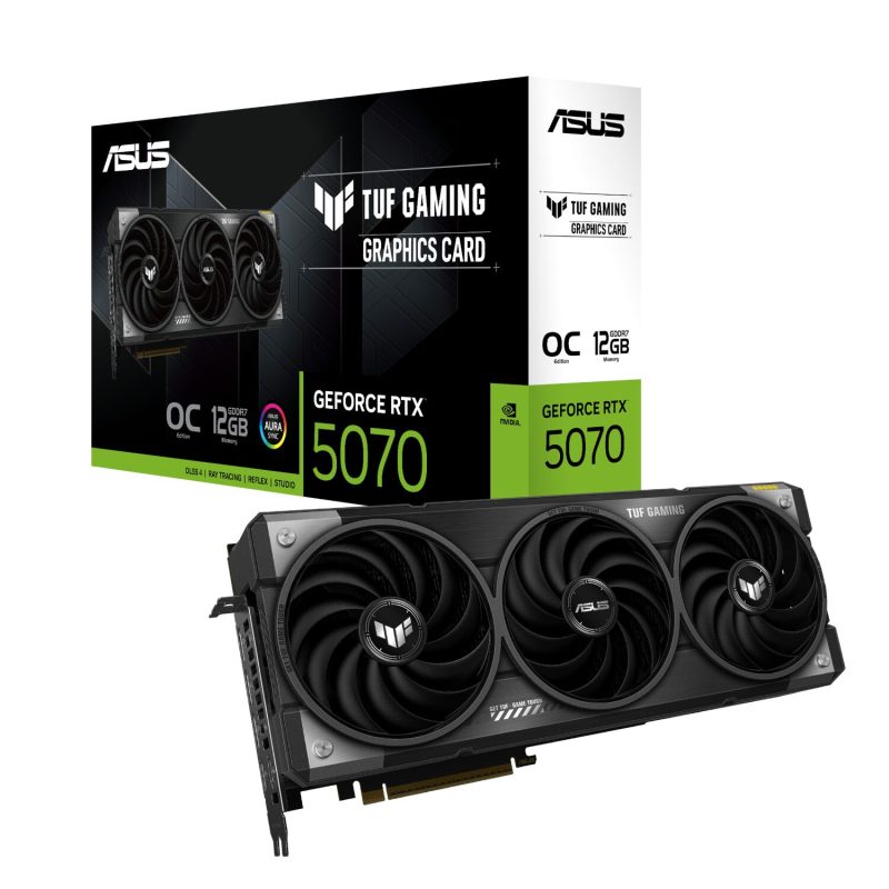 12GB Asus TUF Gaming GeForce RTX 5070 GDDR7 OC Edition
