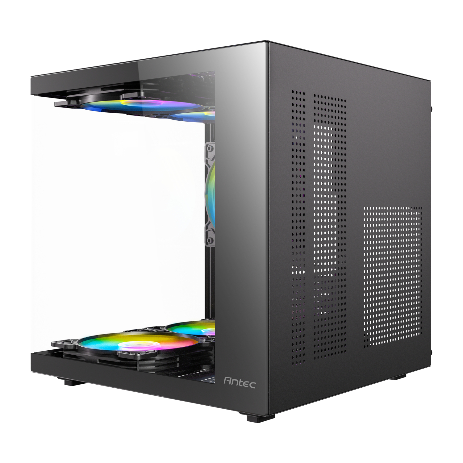 Antec VCX10M ARGB Micro-ATX | ITX Mini-Tower Gaming Chassis - Black - Image 3