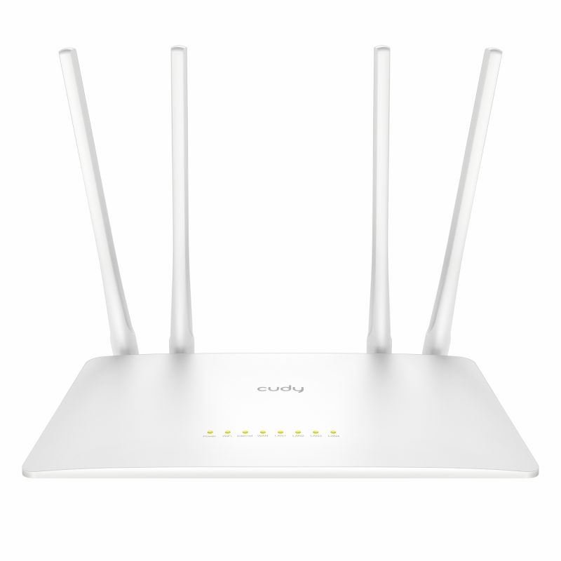 Cudy WR300S 300Mbps 5-Port Wi-Fi 4 Router - White